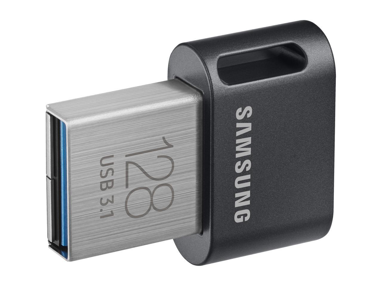 Samsung 128Gb Fit Plus Usb 3.1 Flash Drive, Speed Up To 300Mb/S (Muf-128Ab/Am)