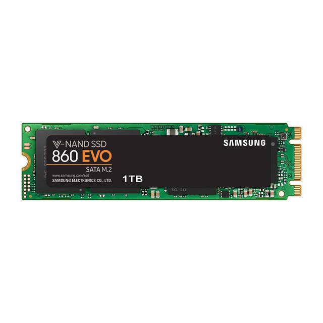 Samsung 860 Evo Series 1Tb M.2 2280 Sata3 Solid State Drive, Retail (Samsung V-Nand 3Bit Mlc)