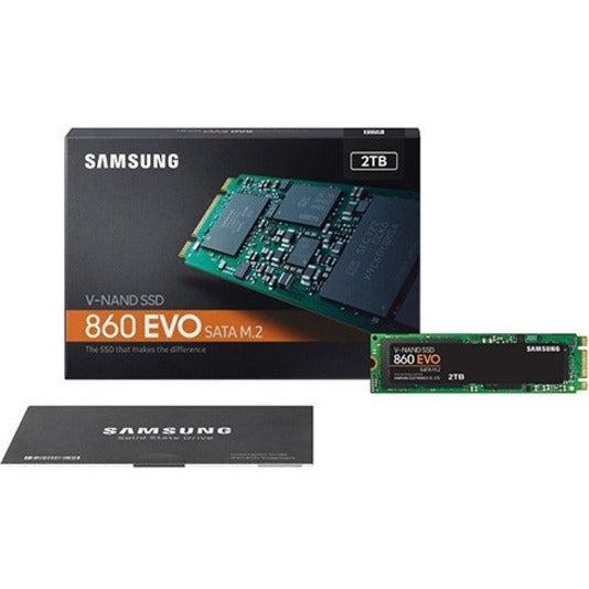 Samsung 860 Evo Series M.2 2280 2Tb Sata Iii V-Nand 3-Bit Mlc Internal Solid State Drive (Ssd) Mz-N6E2T0Bw