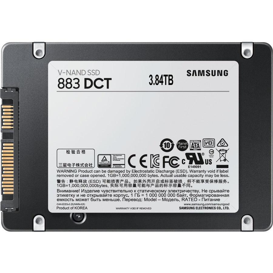 Samsung 883 DCT MZ-7LH3T8NE 3.84 TB Solid State Drive - 2.5 Internal - SATA (SATA/600)"