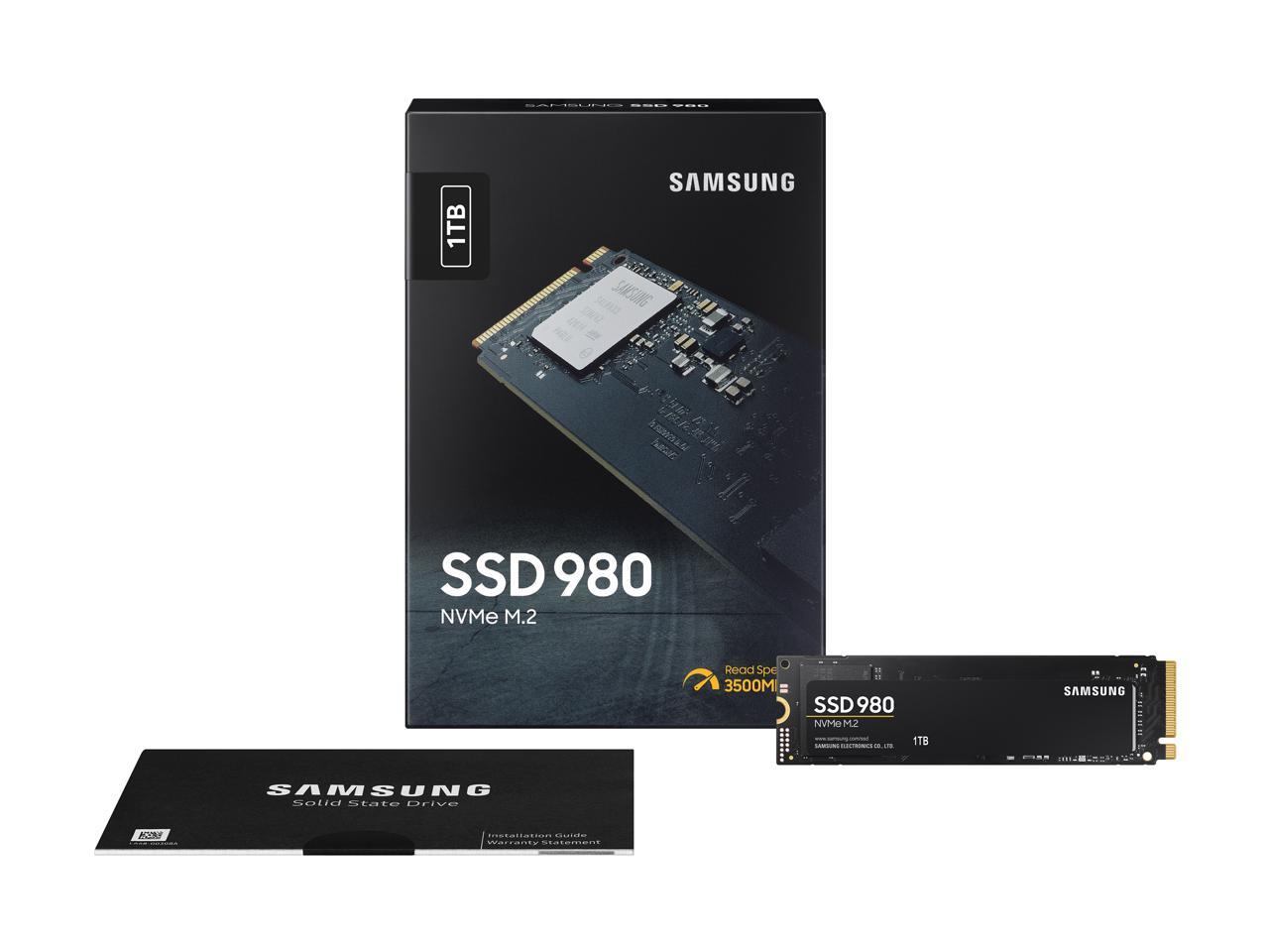 Samsung 980 PCIe 3.0 NVMe Gaming SSD 1TB MZ-V8V1T0B/AM