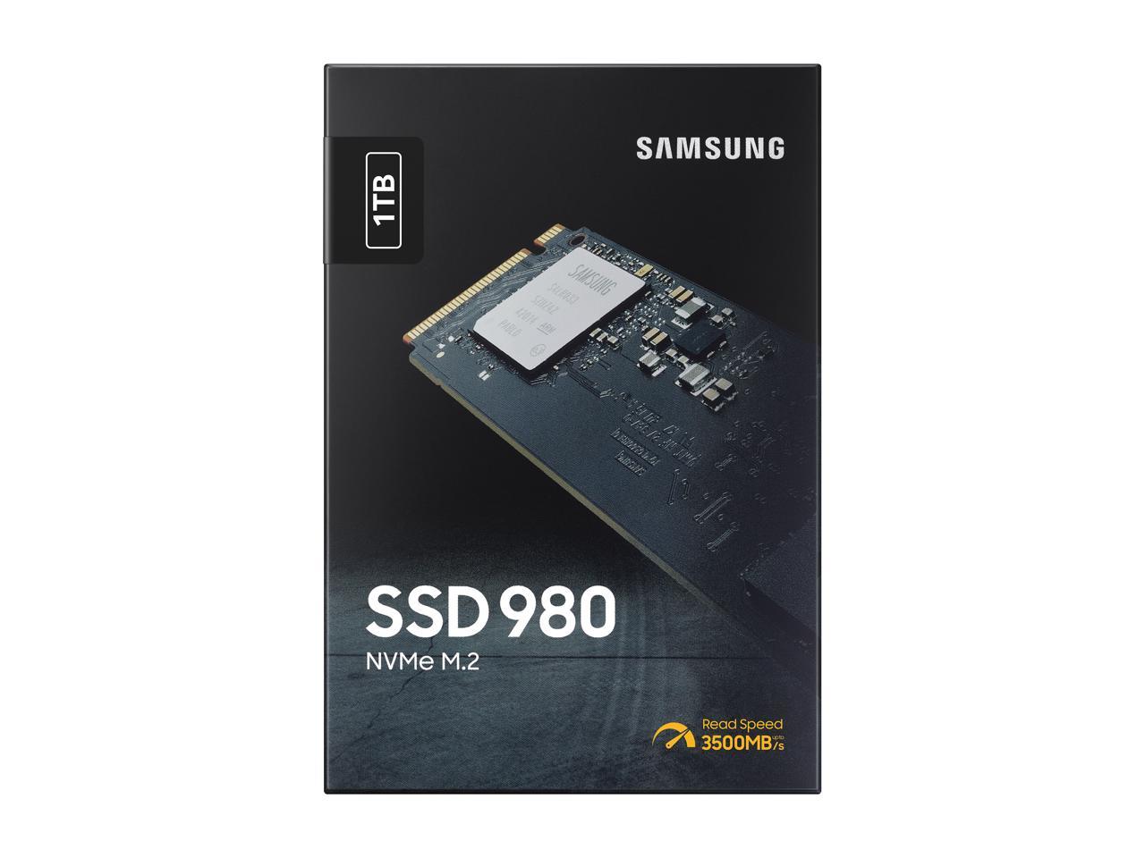 Samsung 980 PCIe 3.0 NVMe Gaming SSD 1TB MZ-V8V1T0B/AM