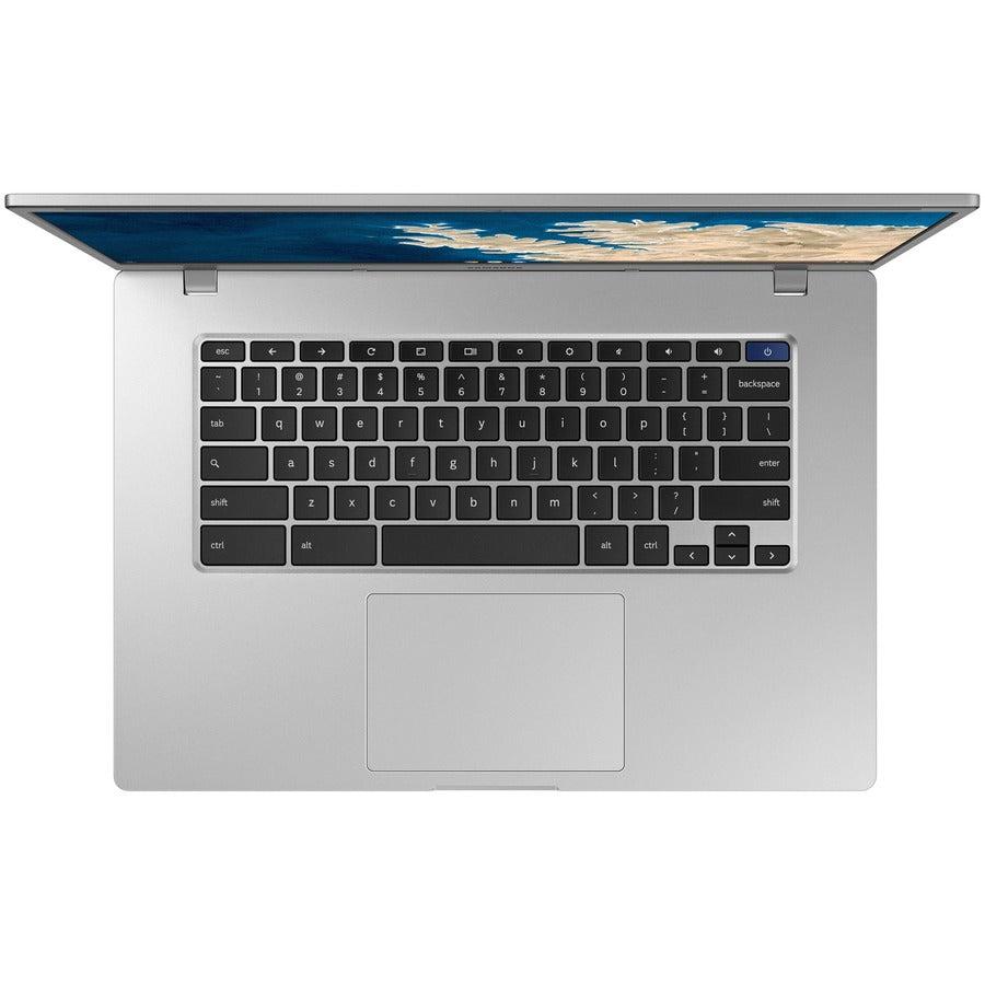 Samsung Chromebook 4+ Xe350Xba-K03Us 15.6 Inch Intel Celeron N4000 1.1Ghz/ 6Gb Lpddr4/ 64Gb Emmc/ Usb3.0/ Chrome Os Notebook (Platinum Titan)