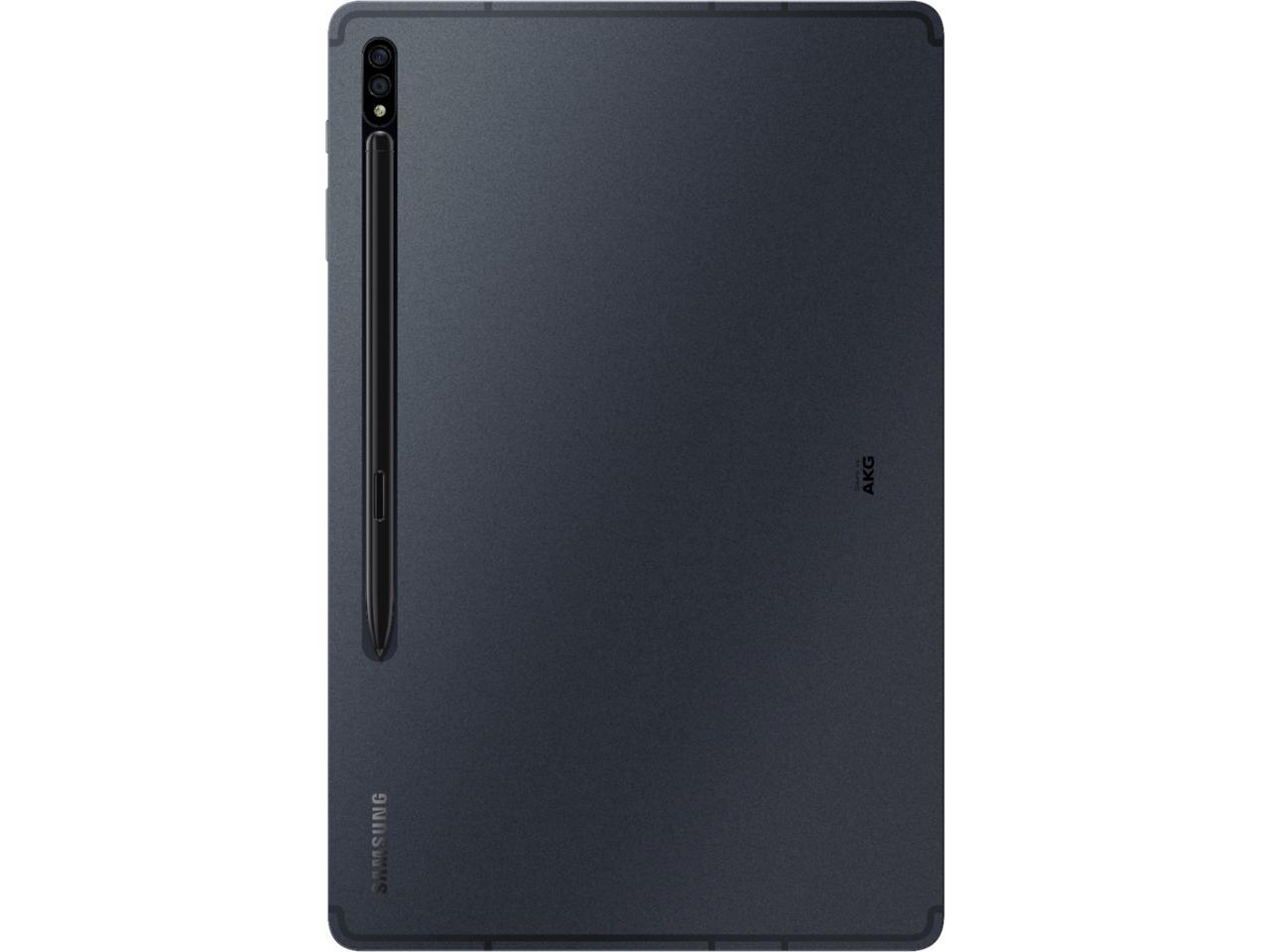 Samsung Galaxy Tab S7+ SM-T970 Tablet - 12.4 WQXGA+ - Qualcomm Snapdragon 865 Plus - 8 GB - 256 GB Storage - Android 10 - Mystical Black" SM-T970NZKEXAR