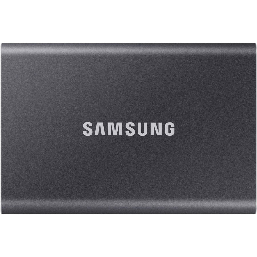Samsung T7 MU-PC500T/AM 500 GB Portable Solid State Drive - External - PCI Express NVMe - Titan Gray