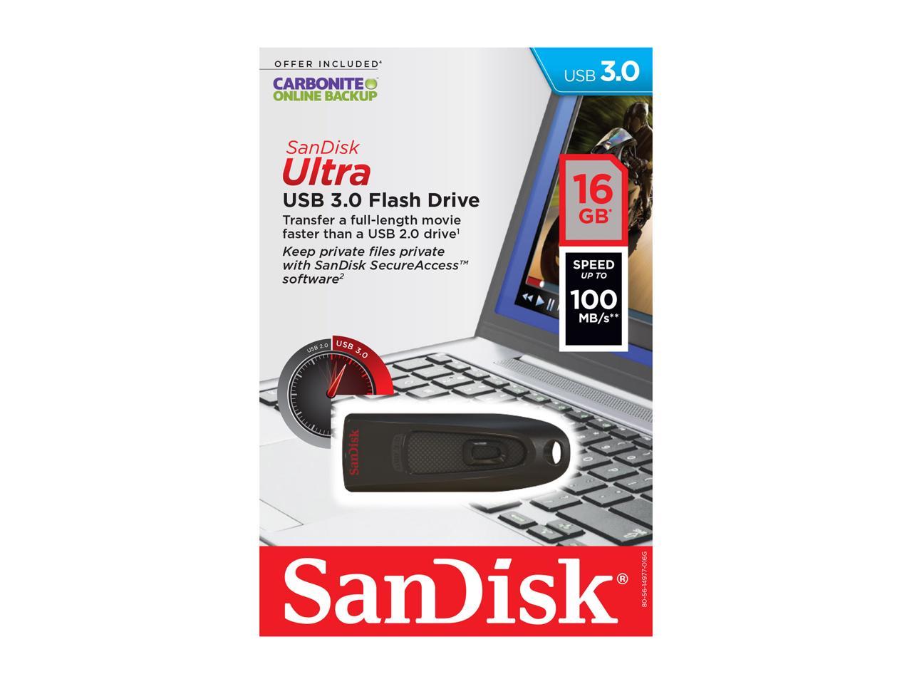 Sandisk 512Gb Ultra Cz48 Usb 3.0 Flash Drive, Speed Up To 100Mb/S (Sdcz48-512G-G46)