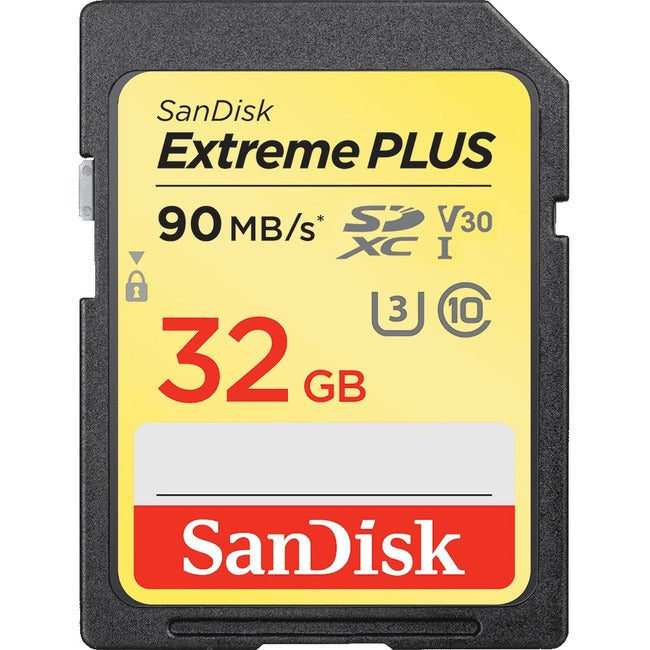 SanDisk Extreme PLUS 32 GB UHS-I SDHC SDSDXWF-032G-ANCIN