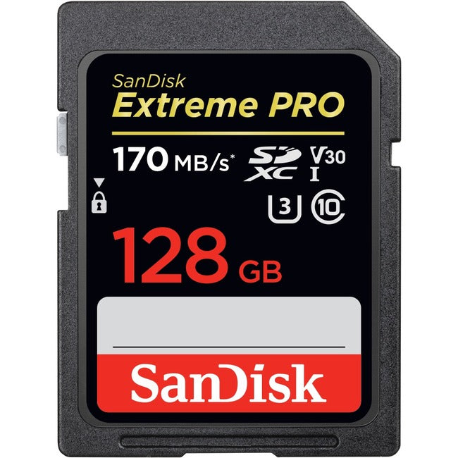 SanDisk Extreme PRO 128 GB Class 10/UHS-I (U3) SDXC SDSDXXY-128G-ANCIN