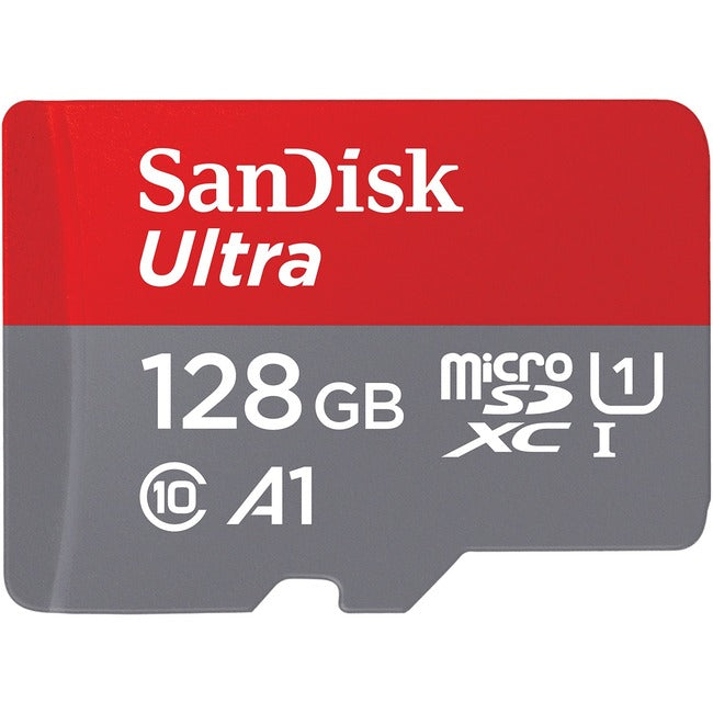 SanDisk Ultra 128 GB Class 10/UHS-I (U1) microSDXC - 1 Pack SDSQUA4-128G-AN6IA