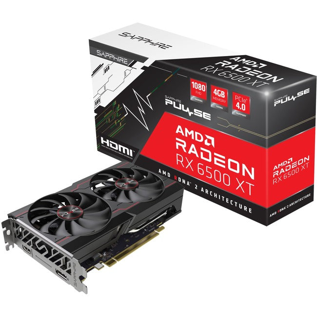 Sapphire AMD Radeon RX 6500 XT Graphic Card - 4 GB GDDR6 11314-01-20G