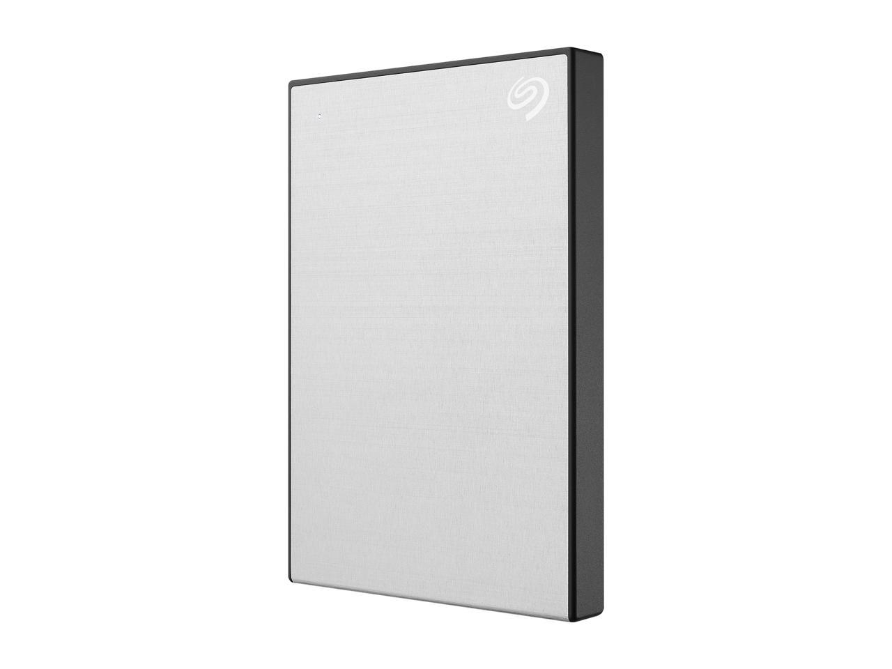 Seagate 1Tb Backup Plus Slim Portable External Hard Drive Usb 3.0 Sthn1000401 Silver + 1Yr Mylio Create + 2Mo Adobe Cc Photography