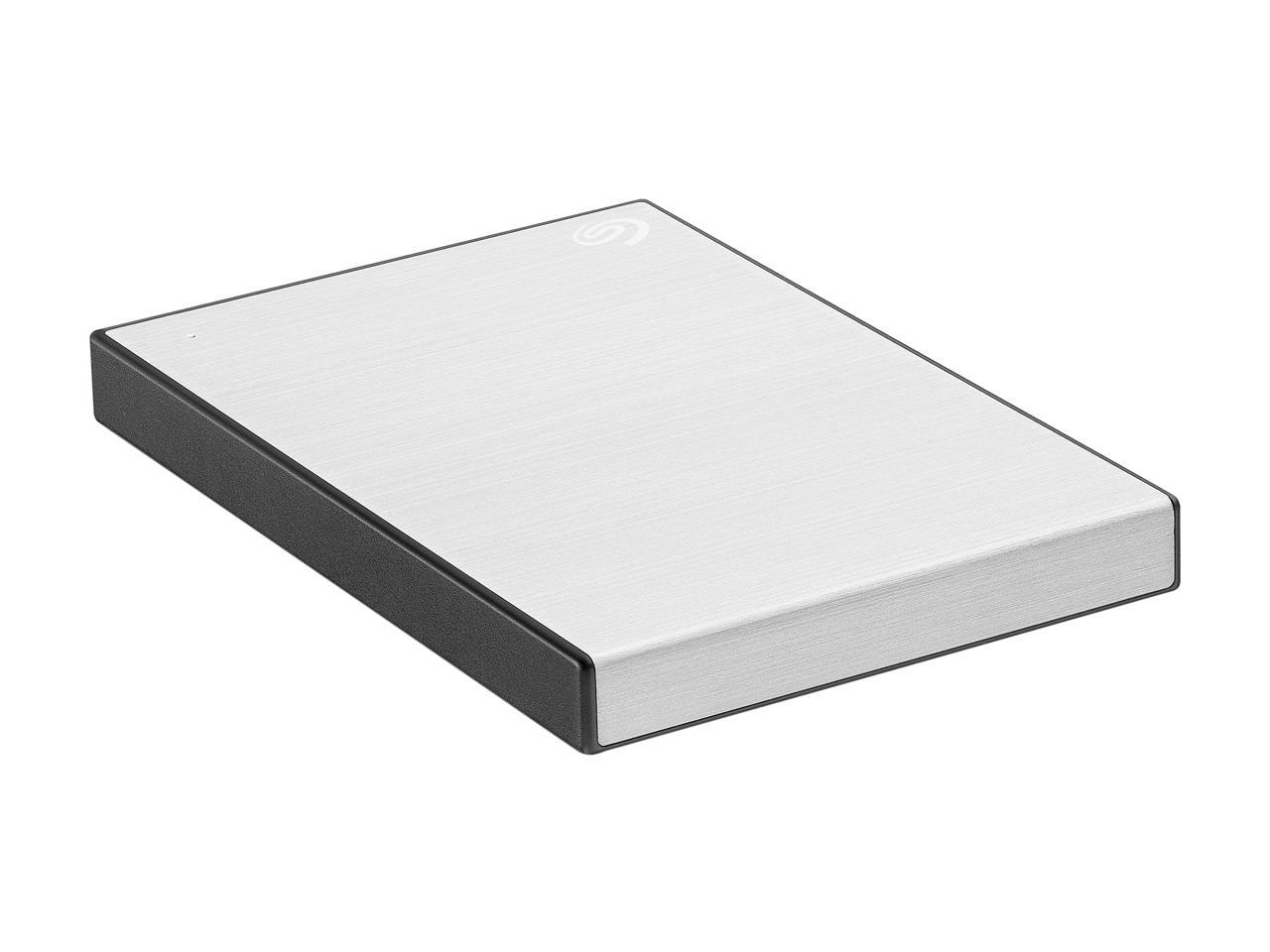 Seagate 1Tb Backup Plus Slim Portable External Hard Drive Usb 3.0 Sthn1000401 Silver + 1Yr Mylio Create + 2Mo Adobe Cc Photography