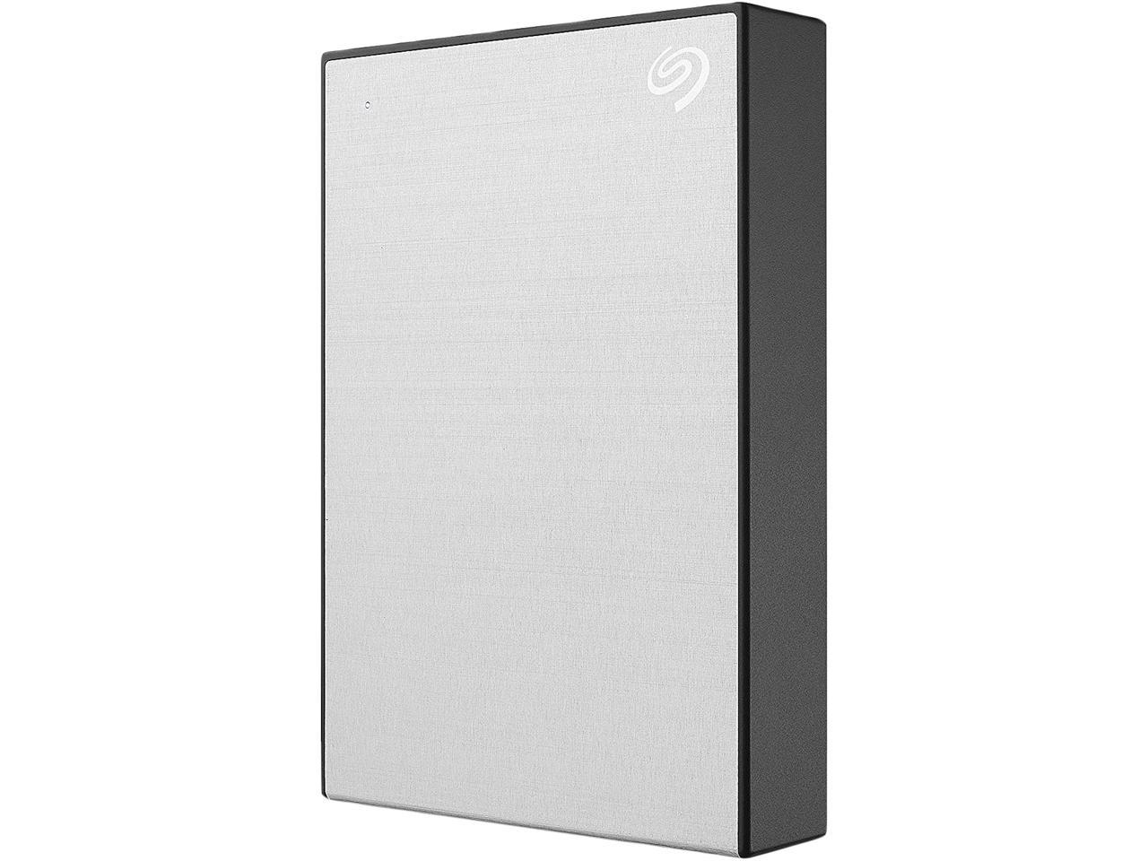 Seagate 5Tb Backup Plus Portable External Hard Drive Usb 3.0 Sthp5000401 Silver + 1Yr Mylio Create + 2Mo Adobe Cc Photography