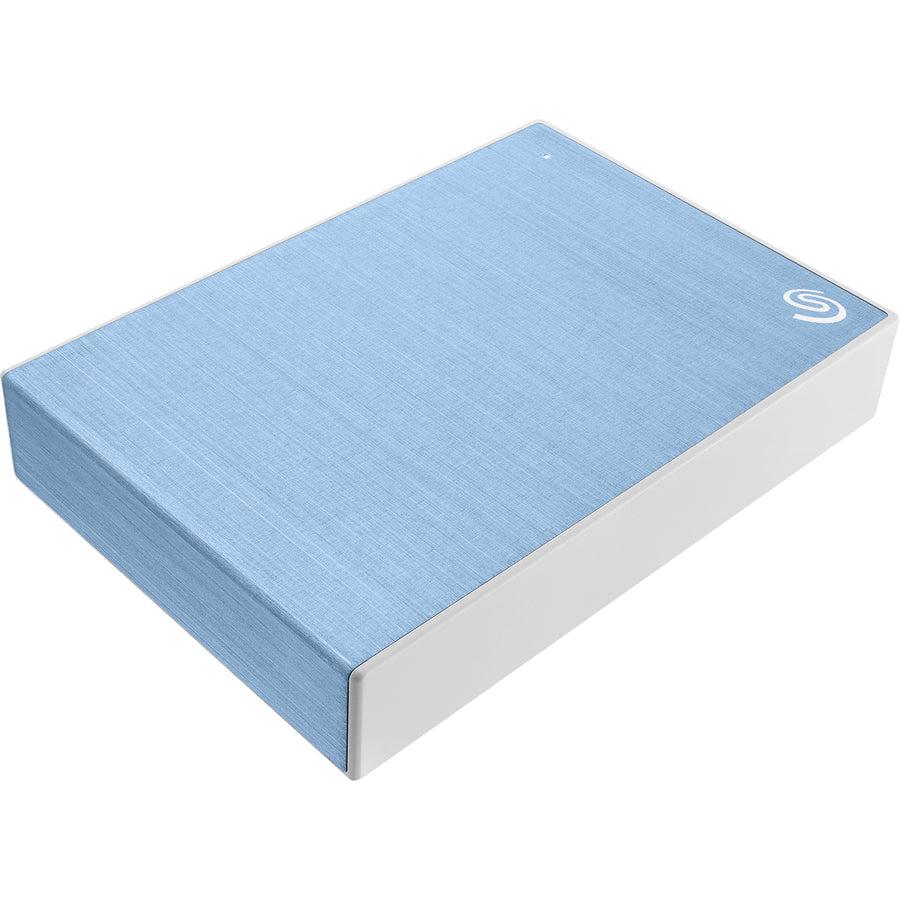 Seagate Backup Plus 4Tb Portable Hard Drive - 2.5" External - Light Blue (Sthp4000402)