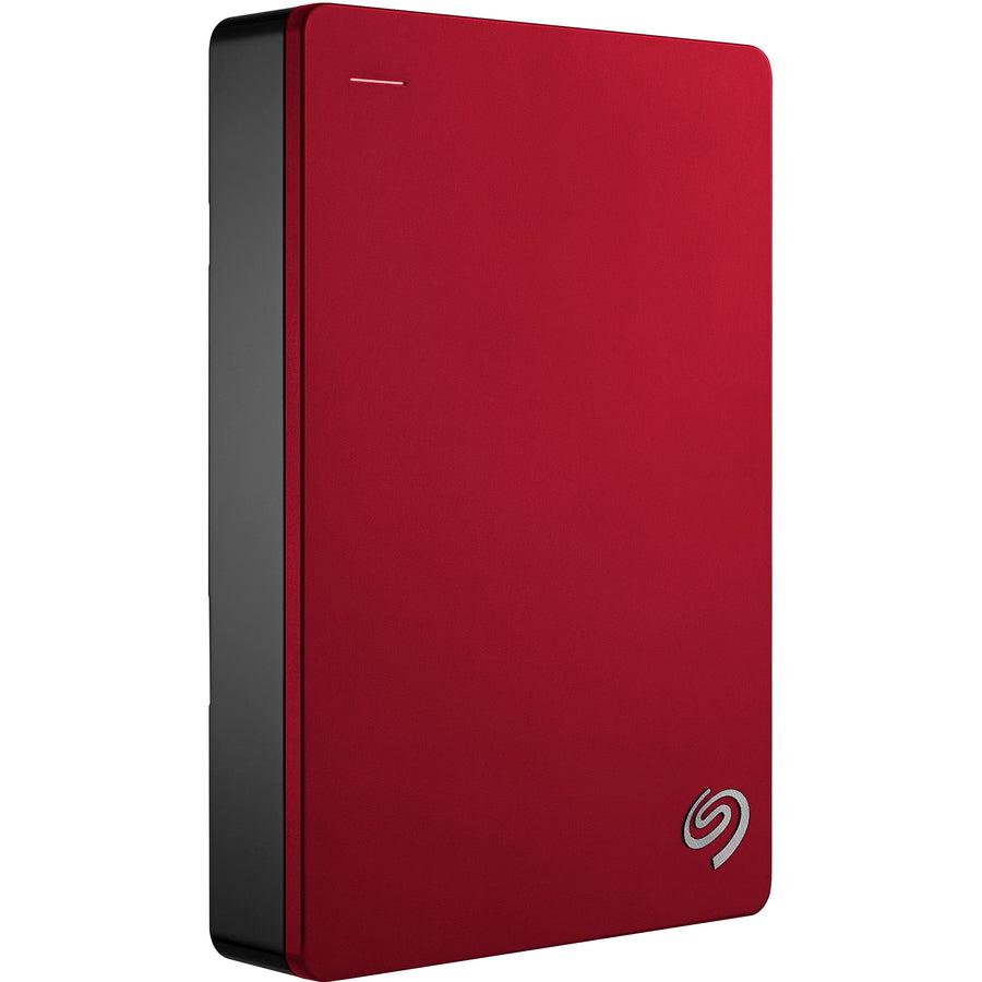 Seagate Backup Plus 5Tb Usb 3.0 Portable External Hard Drive - Stdr5000103 (Red)