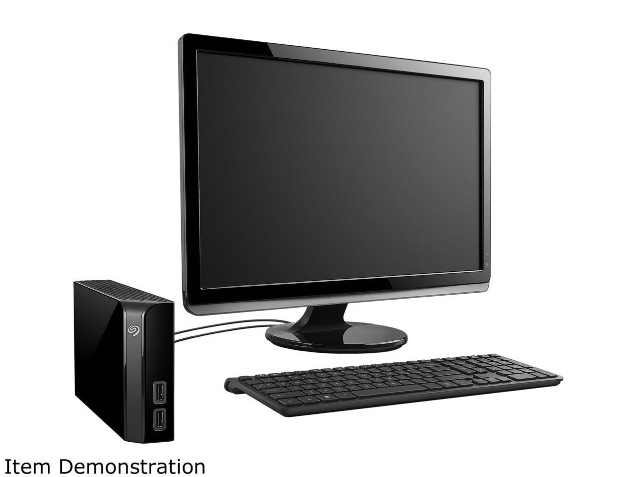 Seagate Backup Plus Hub 4Tb Usb 3.0 Desktop External Hard Drive Stel4000100 Black