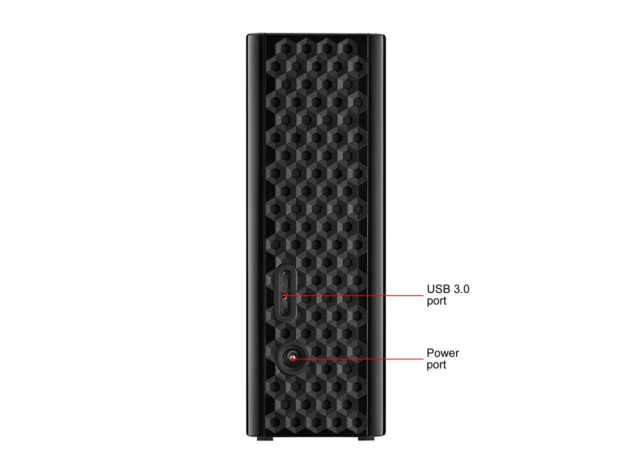 Seagate Backup Plus Hub 4Tb Usb 3.0 Desktop External Hard Drive Stel4000100 Black