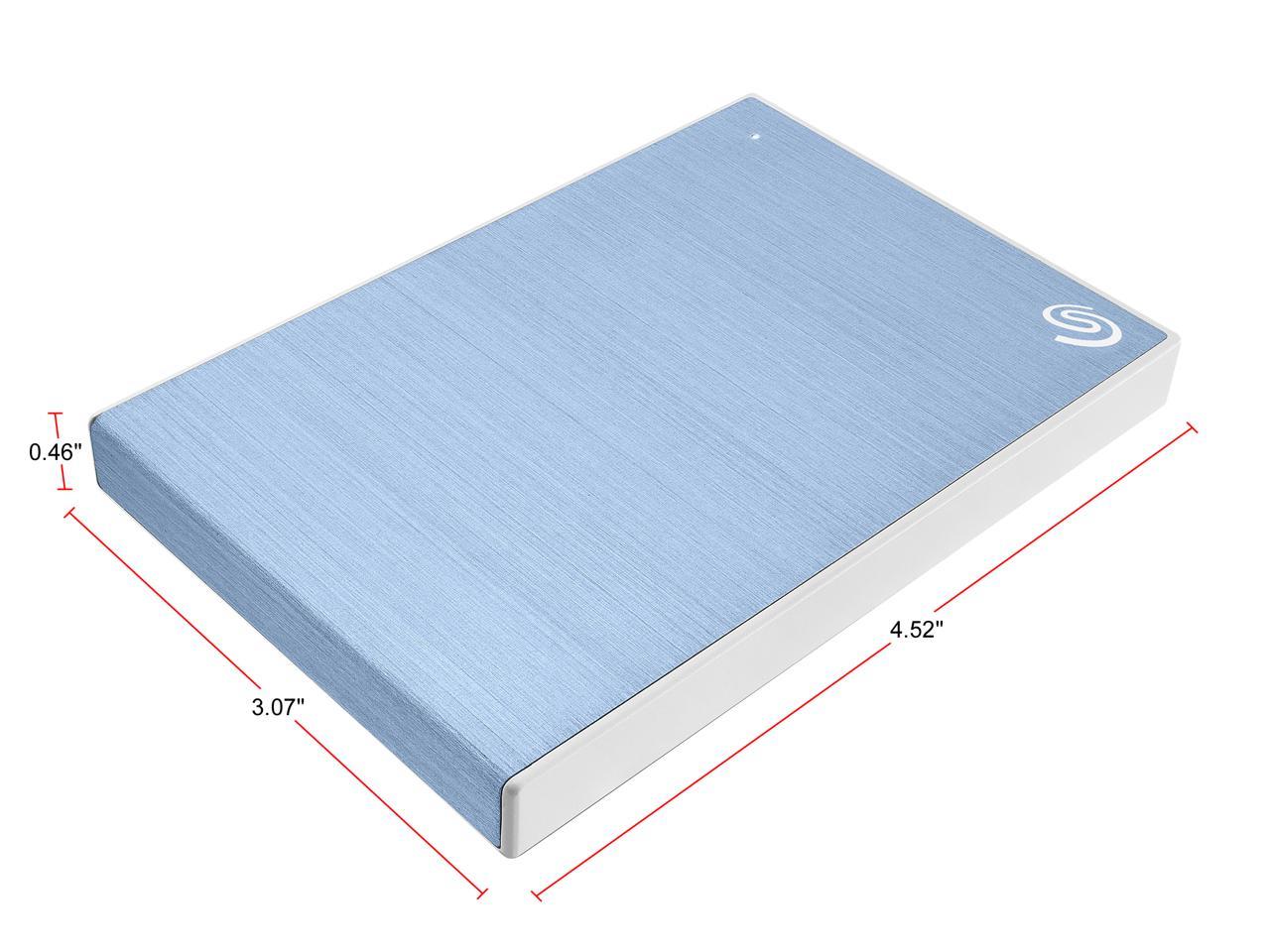 Seagate Backup Plus Slim Sthn1000402 1Tb Portable Hard Drive - External - Light Blue