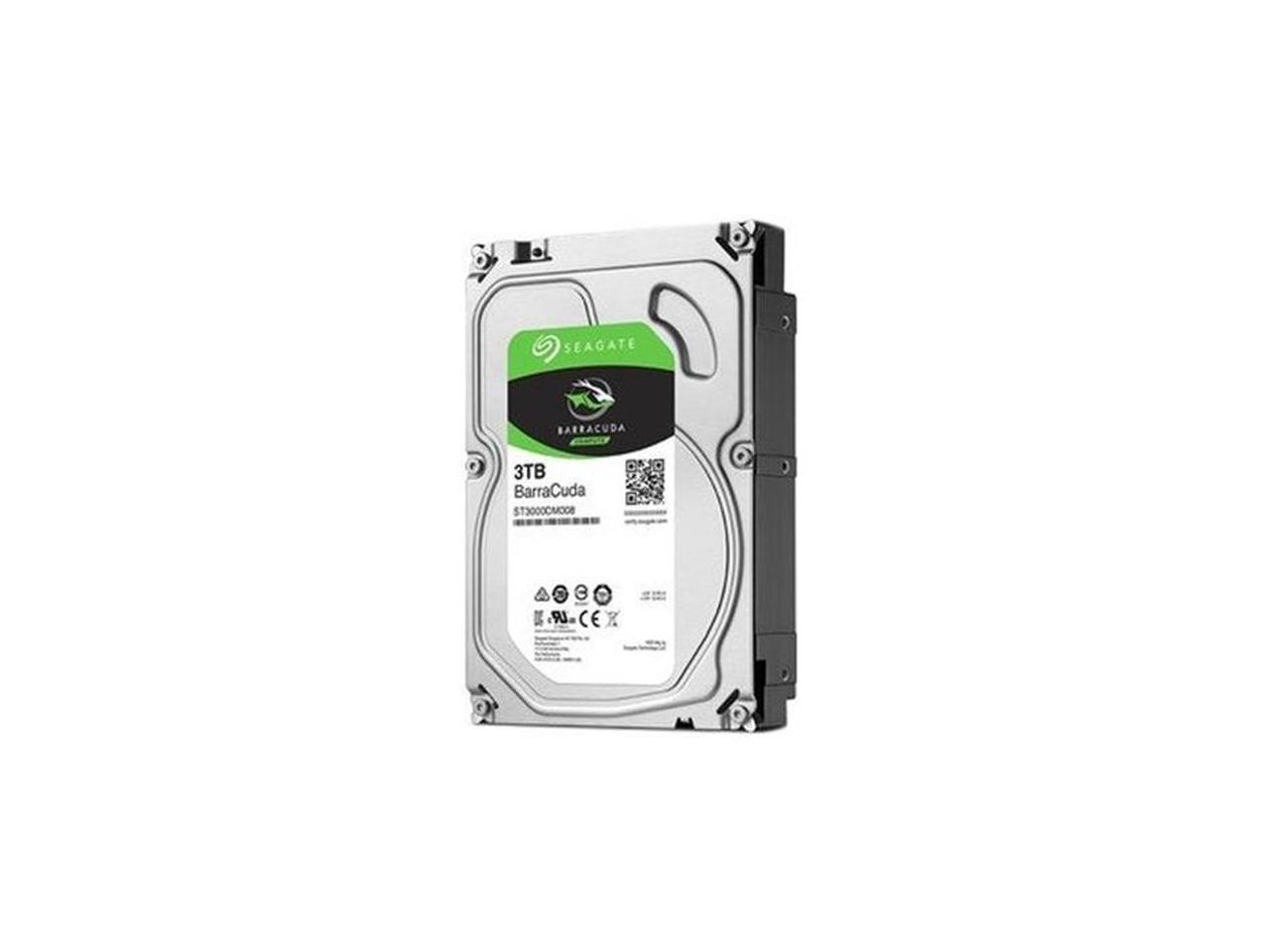 Seagate Barracuda St3000Dm007 3Tb 5400 Rpm 256Mb Cache Sata 6.0Gb/S 3.5" Hard Drives