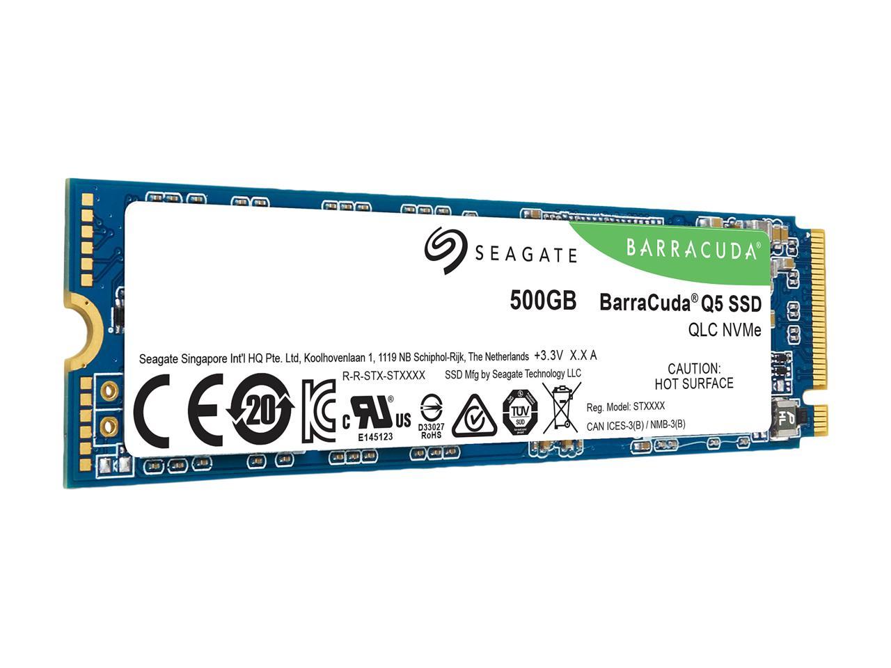 Seagate BarraCuda ZP500CV3A001 500 GB Solid State Drive - M.2 2280 Internal - PCI Express NVMe (PCI Express NVMe 3.0 x4)