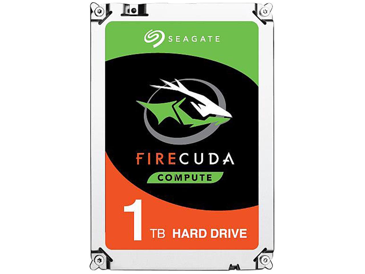 Seagate Firecuda Gaming Sshd 1Tb 7200 Rpm 64Mb Cache Sata 6.0Gb/S 3.5" Internal Hard Drive St1000Dx002