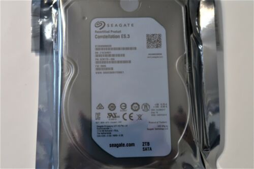 Seagate-IMSourcing Constellation ES.3 ST2000NM0033 2 TB Hard Drive - 3.5 Internal - SATA (SATA/600)" 9ZM175-006