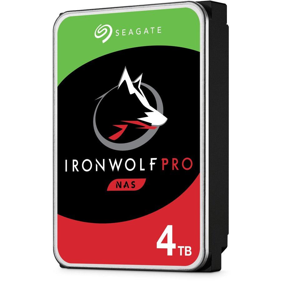 Seagate IronWolf Pro ST4000NE001 4 TB Hard Drive - 3.5 Internal - SATA (SATA/600) - Conventional Magnetic Recording (CMR) Method"