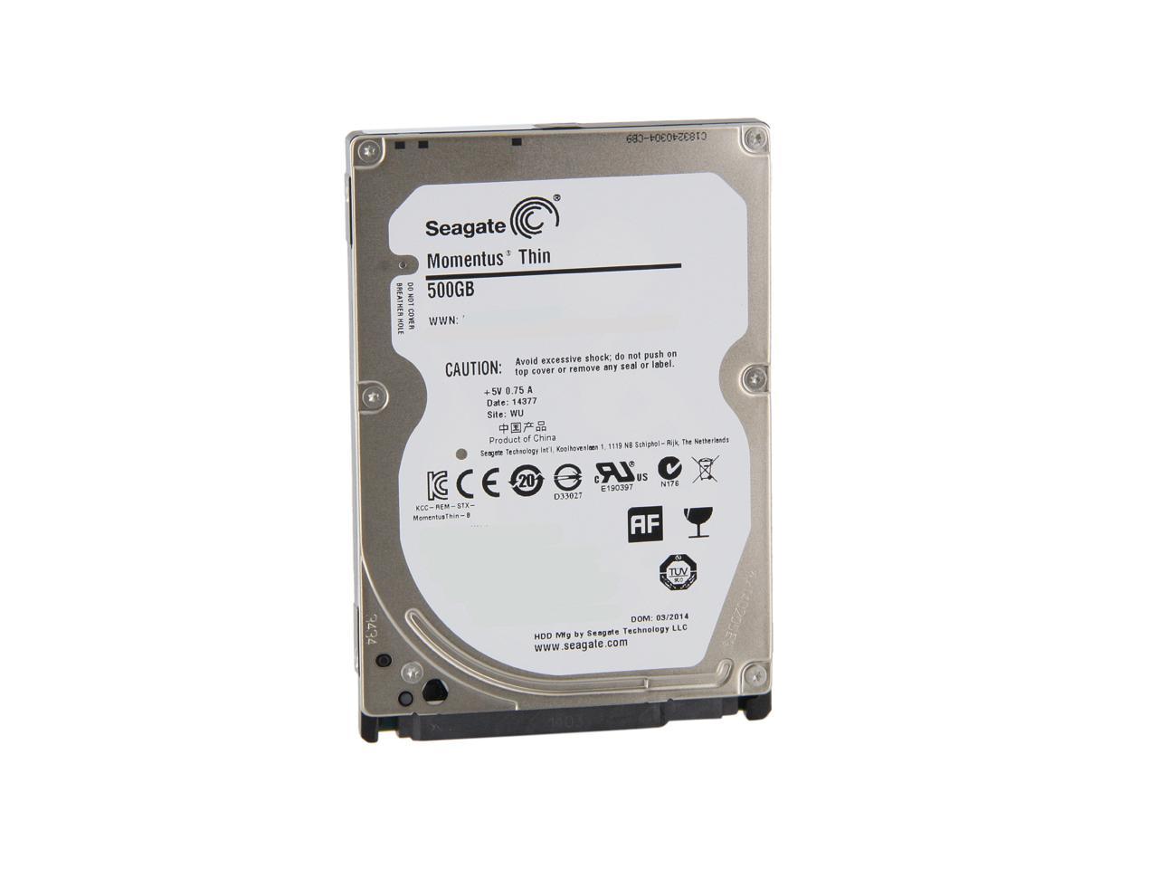 Seagate Laptop Thin St500Lm021 500Gb 7200 Rpm 32Mb Cache Sata 6.0Gb/S 2.5" Hard Drive