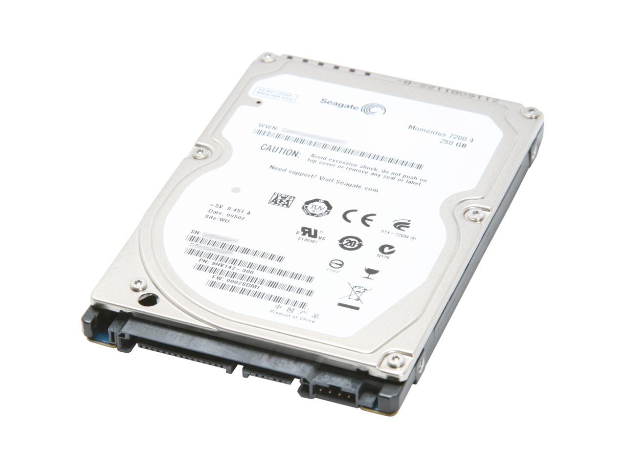 Seagate Momentus 7200.4 St9250410As 250Gb 7200 Rpm 16Mb Cache Sata 3.0Gb/S 2.5" Notebook Hard Drive Bare Drive