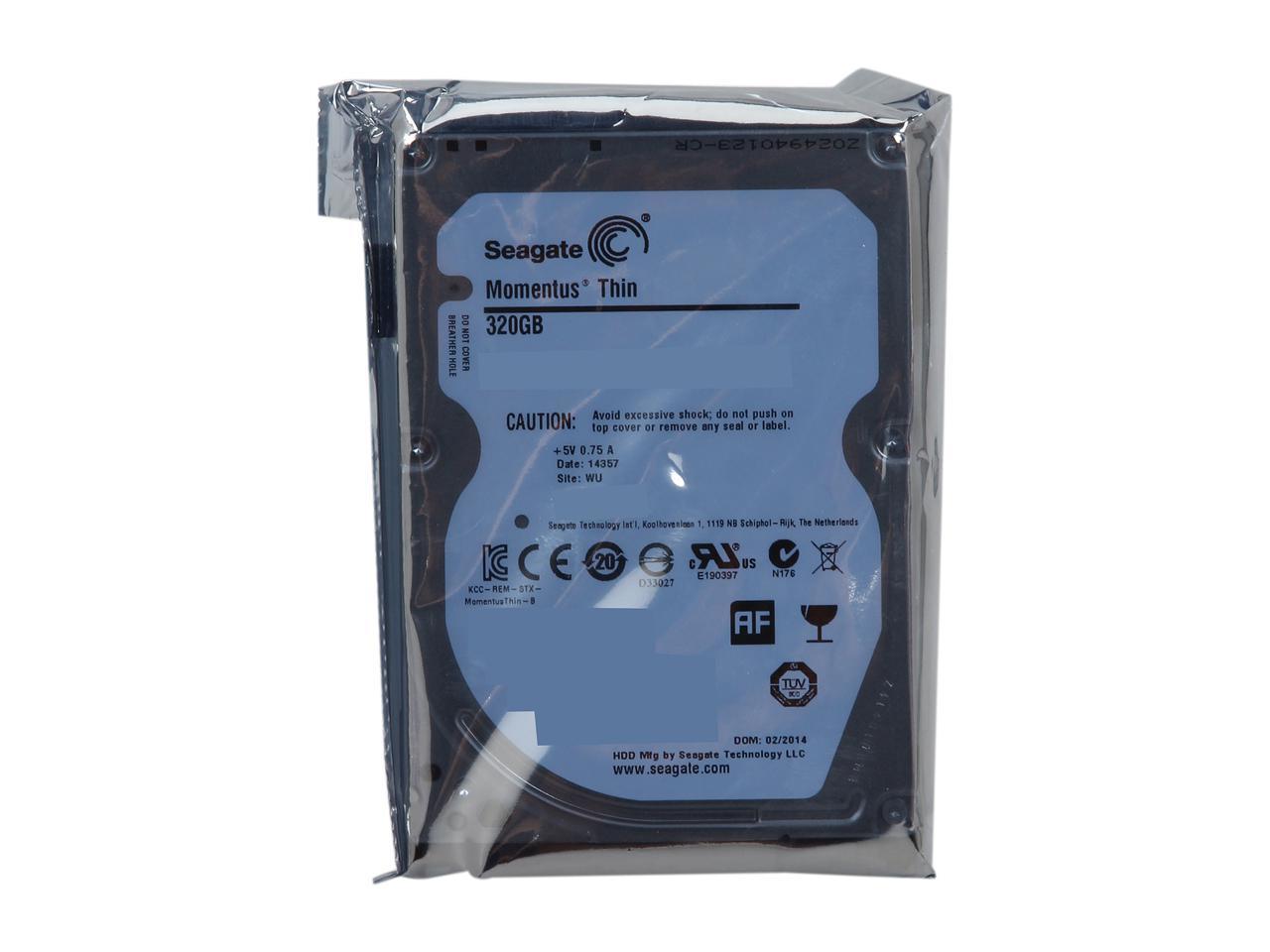 Seagate St320Lm010 320Gb 7200 Rpm 32Mb Cache Sata 6.0Gb/S 2.5" Laptop Thin Hard Drive