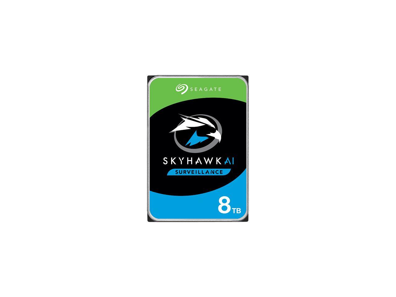 Seagate SkyHawk AI ST8000VE001 8 TB Hard Drive - 3.5 Internal - SATA (SATA/600)"