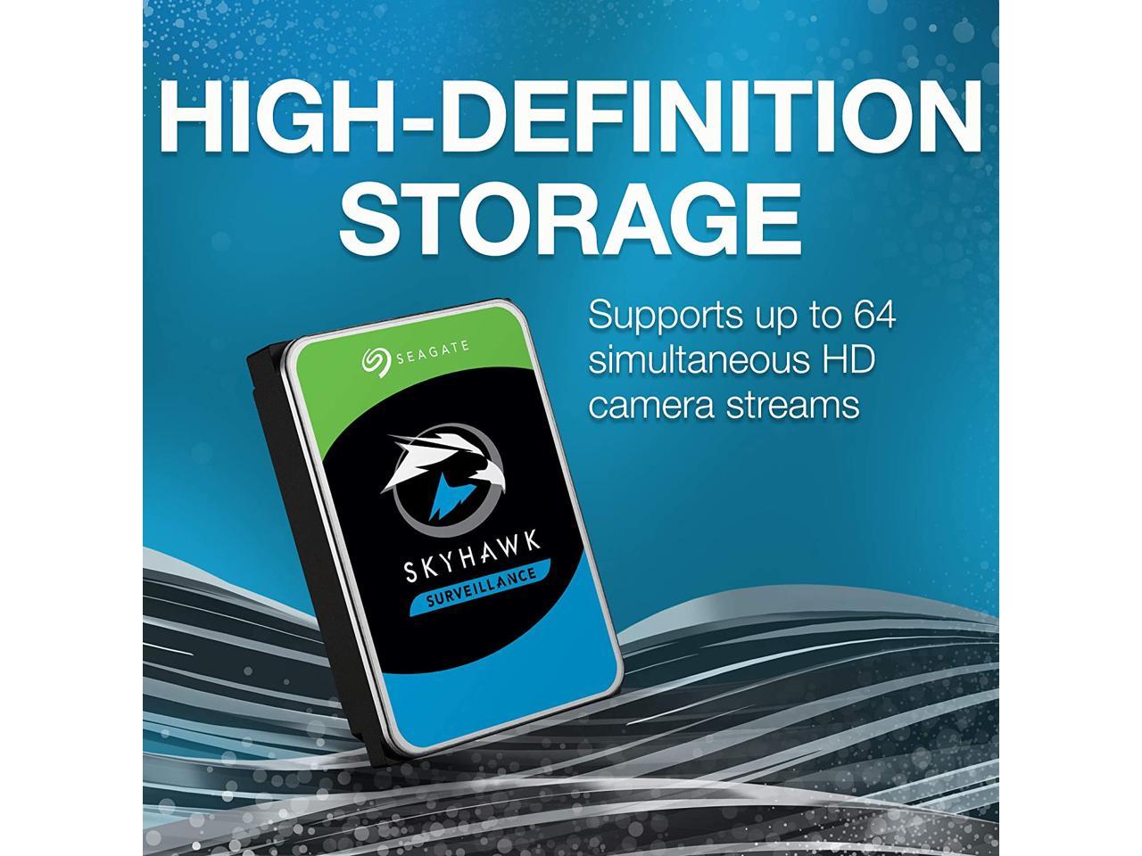 Seagate Skyhawk St12000Vx0008 12Tb 256Mb Cache Sata 6.0Gb/S 3.5" Internal Hard Drive