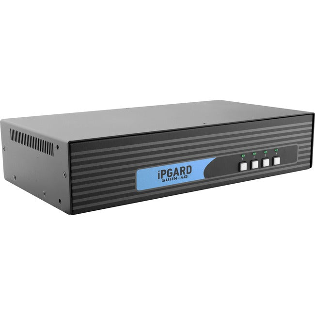 Secure HDMI KVM Switch - 4-Port Dual-Head with USB Emulation | SMARTAVI SUHN-4D