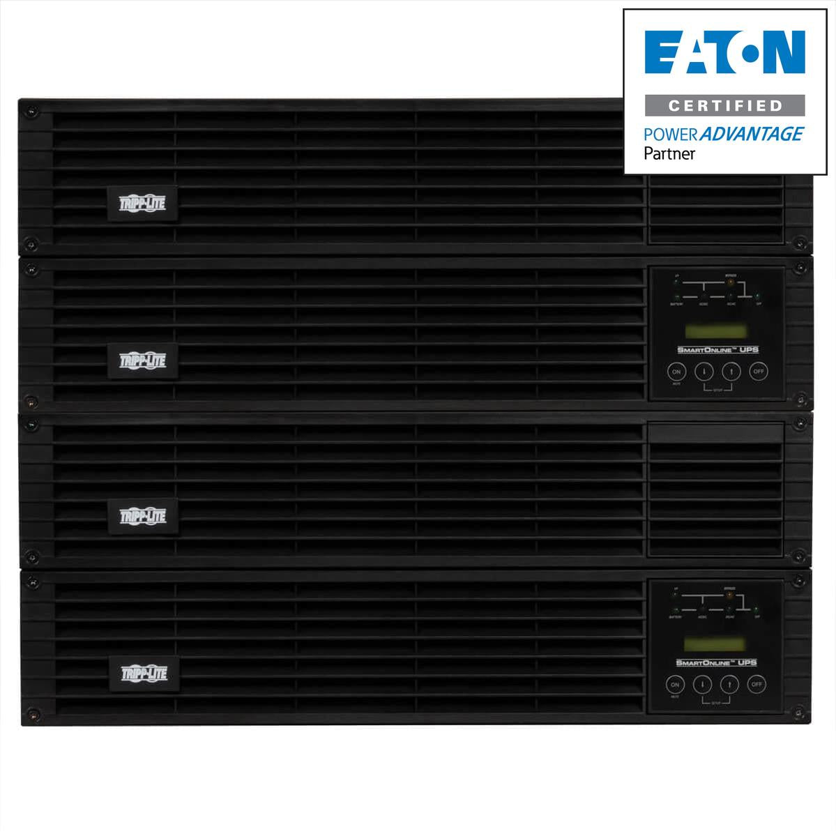 SmartOnline 200-240V 12kVA 10.8kW Double-Conversion UPS, N+1, 8U, Extended Run, Network Card Slot, USB, DB9, Bypass, Hardwire SU12KRT4UHW