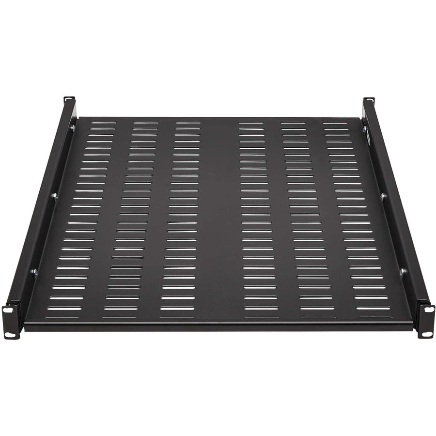 SmartRack Adjustable-Deep Steel Rack Shelf - 1U, Vented, 250 lb. Capacity SRSHELF4PHDVENT