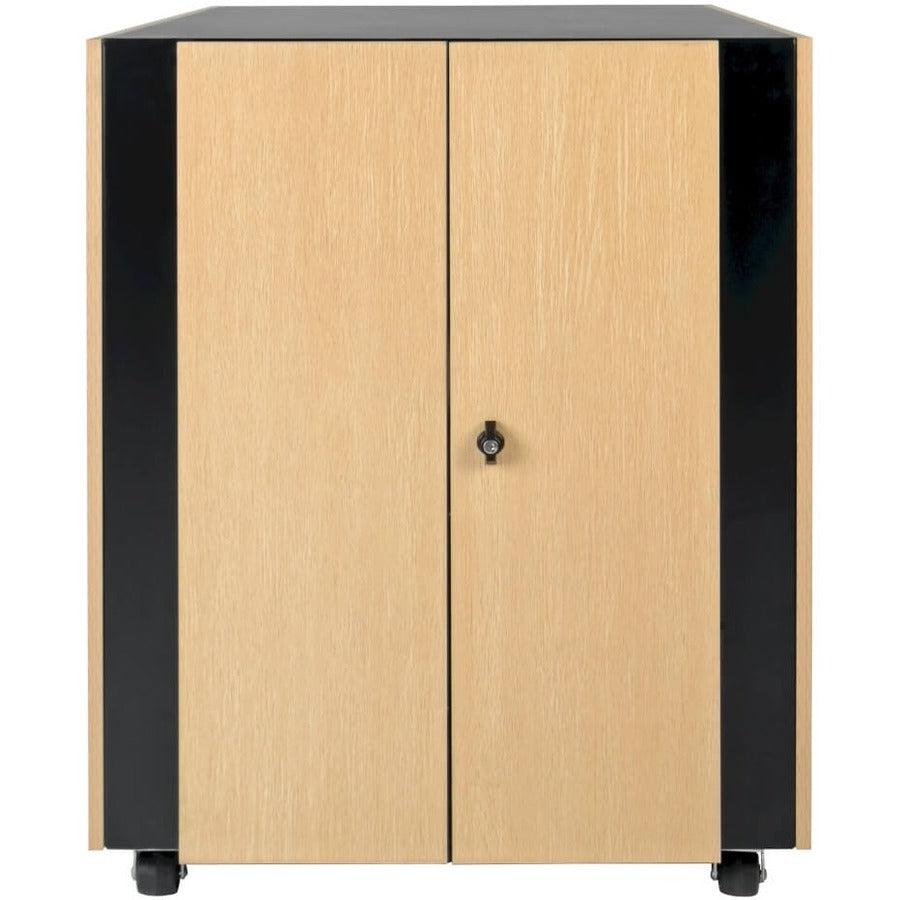 Soundproof Server Rack Enclosure - 18U Half-Height Acoustic Cabinet | Tripp Lite SRQ18U