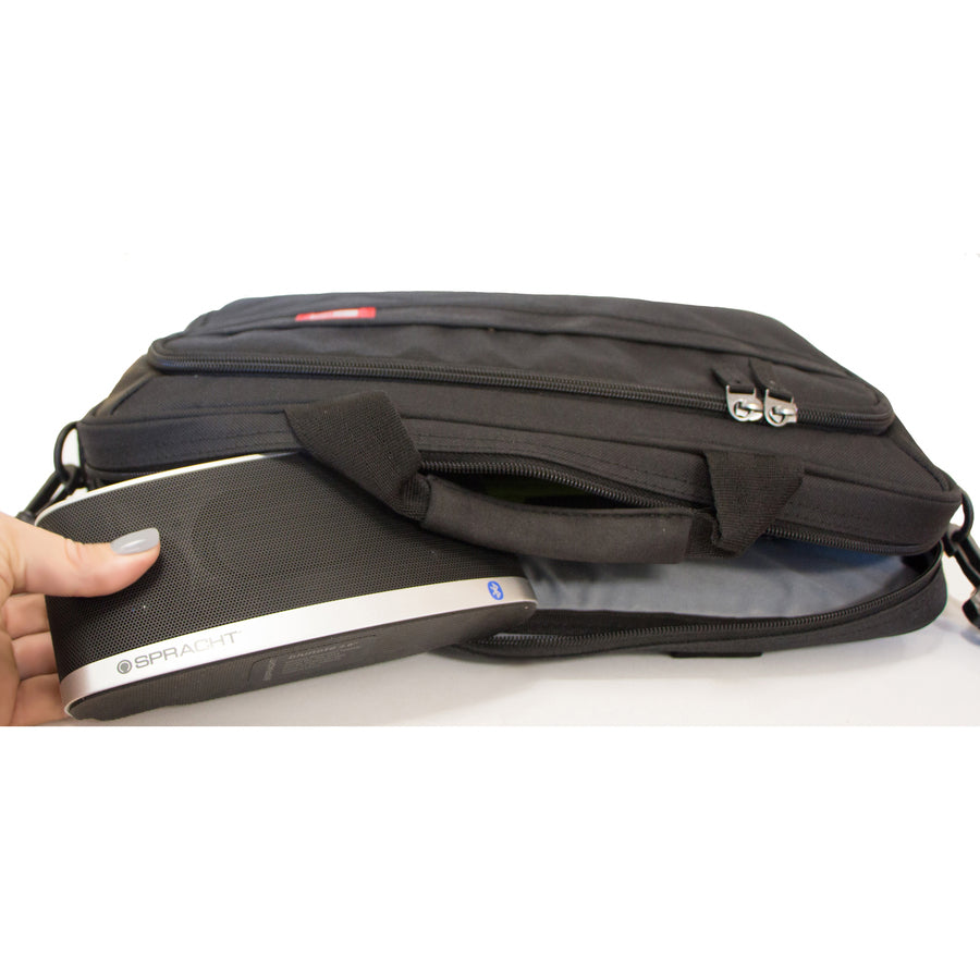 Spracht Blunote2.0 Portable Bluetooth Speaker System - 10 W RMS - Black WS-4014