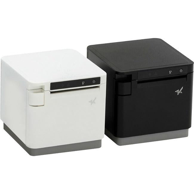 Star Micronics mC-Print3, Thermal, Ethernet (LAN), USB, Lightning, Bluetooth (MFi), CloudPRNT - 3 Receipt Printer - 250mm/sec - Monochrome - Auto Cutter - Black Color - External Power Supply Included" 39654510