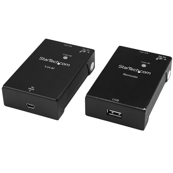 Startech.Com 1-Port Usb 2.0-Over-Cat5-Or-Cat6 Extender Kit - 165 Ft. (50 M)