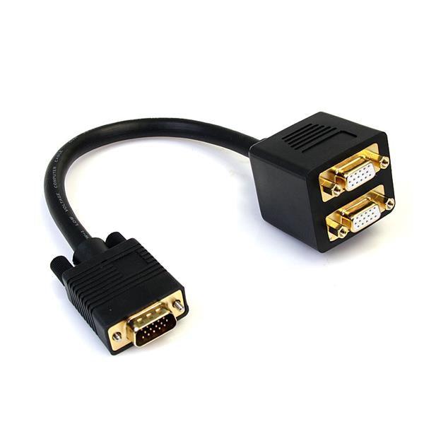 Startech.Com 1 Ft Vga To 2X Vga Video Splitter Cable M/F