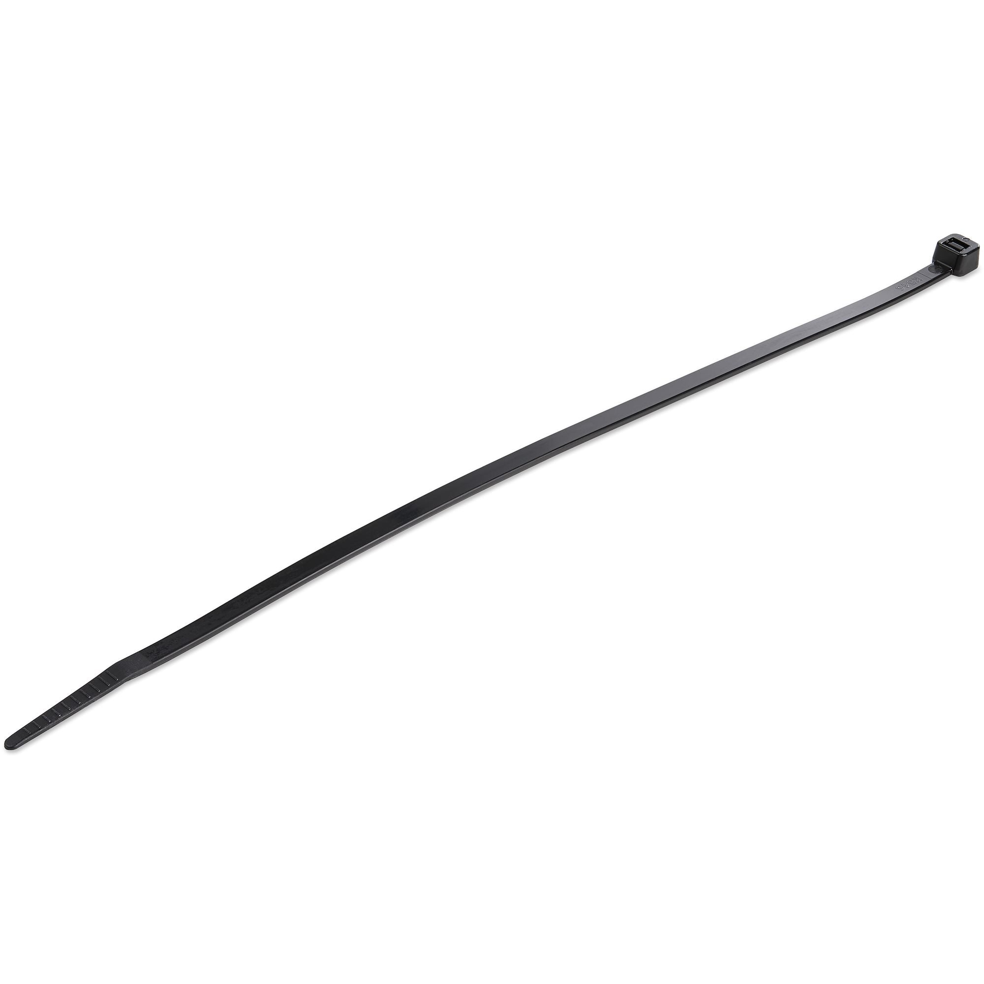 Startech.Com 1000 Pack 10" Cable Ties - Black Extra Large Nylon/Plastic Zip Tie - Adjustable Electrical/Network Cable Wraps/-40 To +85C Temp/94V-2 Fire & Ul Rated Taa