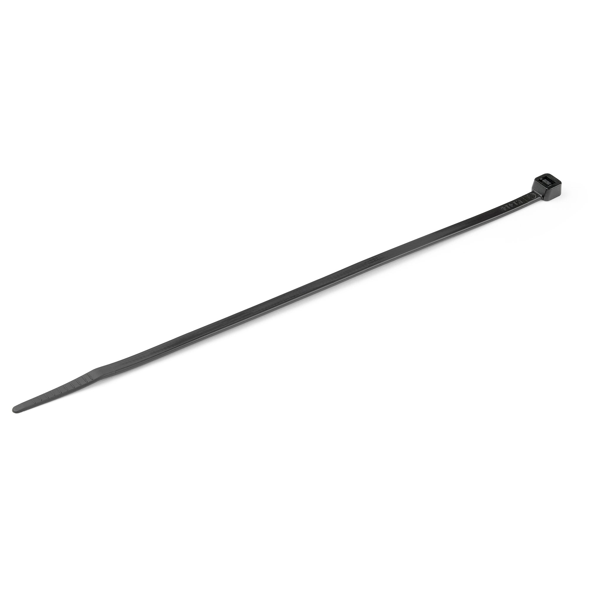 Startech.Com 1000 Pack 8" Cable Ties - Black Large Nylon/Plastic Zip Tie - Adjustable