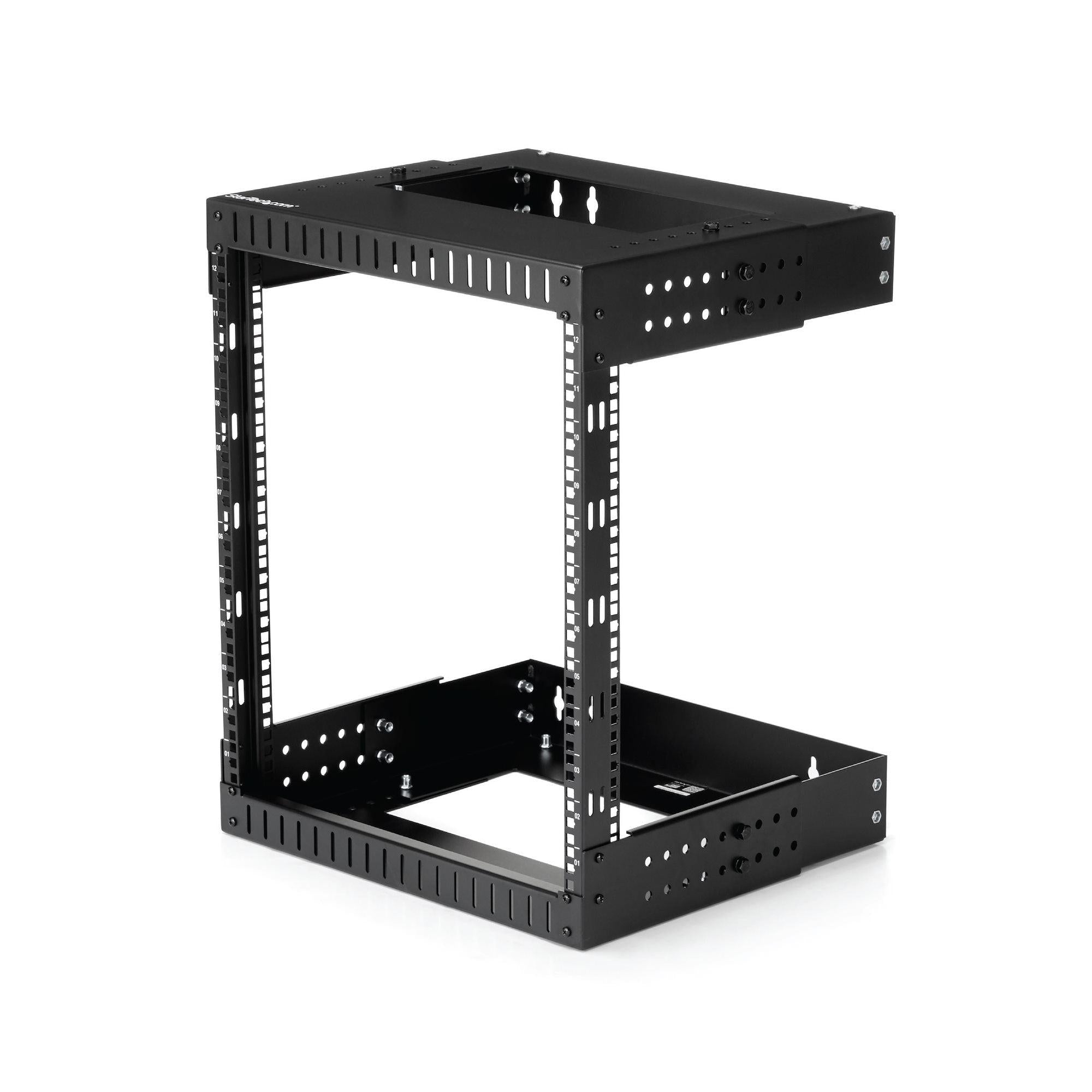 Startech.Com 12U 19" Wall Mount Network Rack - Adjustable Depth 12-20" 2 Post Open Frame Server Room