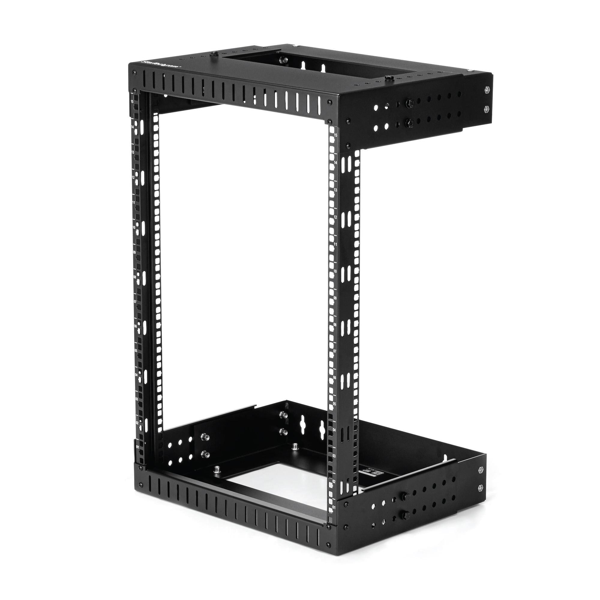 Startech.Com 15U 19" Wall Mount Network Rack - Adjustable Depth 12-20" 2 Post Open Frame Server Room