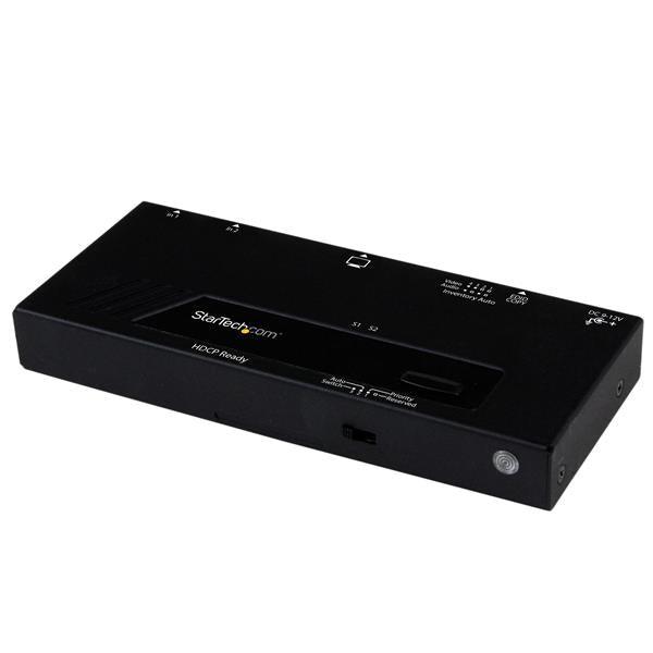 Startech.Com 2 Port Hdmi Switch W/ Automatic And Priority Switching - 1080P
