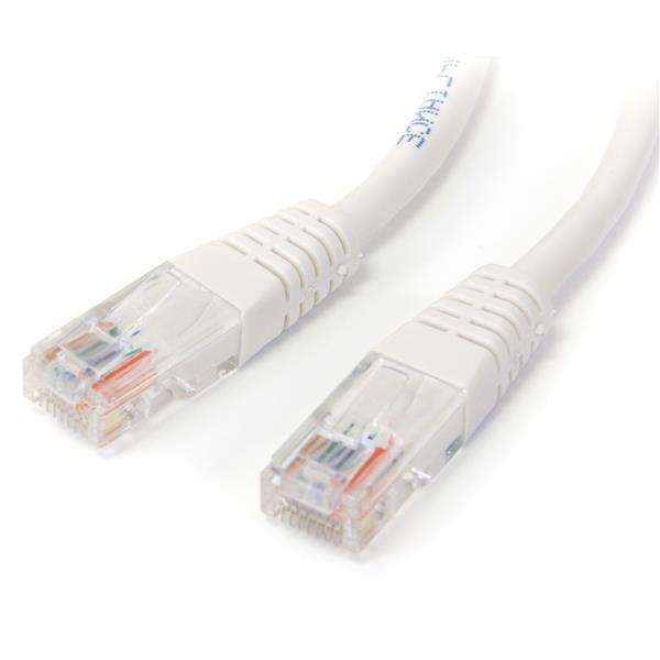 Startech.Com 25 Ft White Molded Category 5E (350 Mhz) Utp Patch Cable Networking Cable 7.6 M