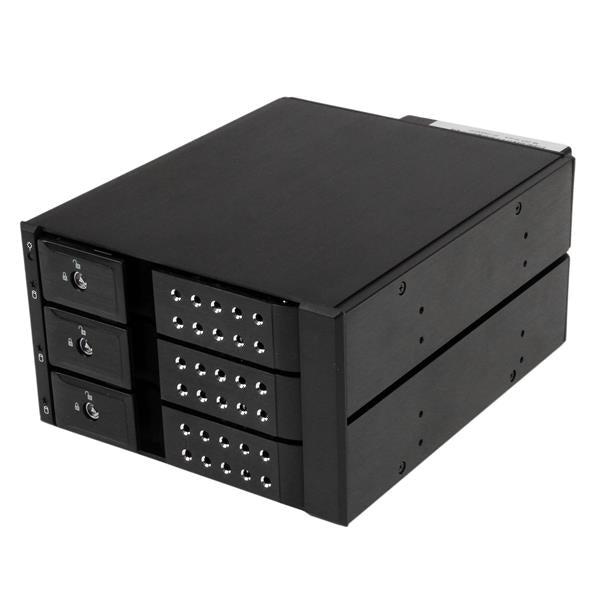 Startech.Com 3 Bay Aluminum Trayless Hot Swap Mobile Rack Backplane For 3.5In Sas Ii/Sata Iii - 6 Gbps Hdd