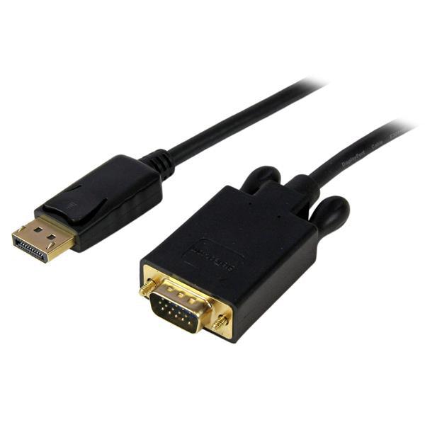 Startech.Com 3 Ft Displayport To Vga Adapter Converter Cable Dp To Vga 1920X1200 - Black