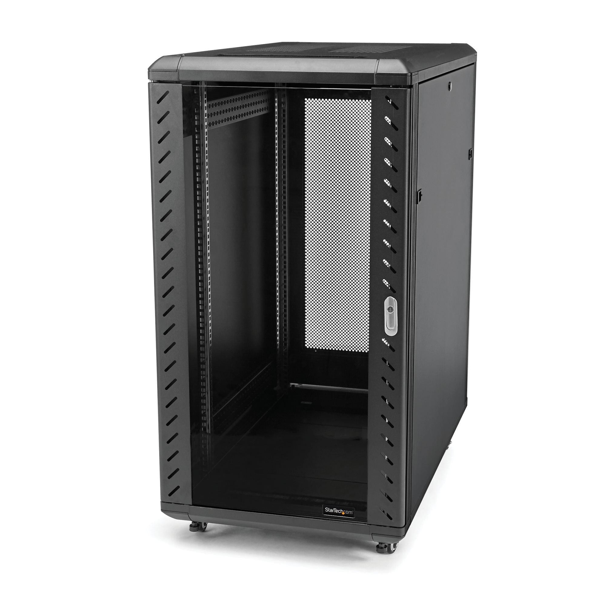 Startech.Com 32U 19" Server Rack Cabinet - Adjustable Depth 6-32" - Flat Pack - Lockable 4-Post