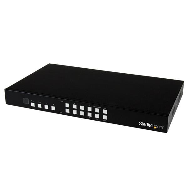 Startech.Com 4X4 Hdmi Matrix Switch With Picture-And-Picture Multiviewer Or Video Wall